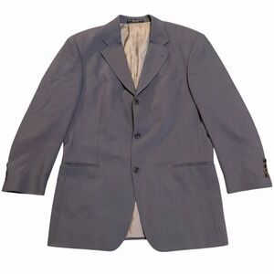 Hugo Boss Einstein Sigma US Sport‎ Coat Blazer Men 40R Gray 100% Virgin Wool USA